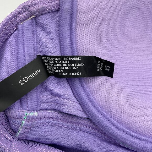 Disney The Little Mermaid Ariel Swimsuit Halter Ties Underwire Padded XS NWOT - Picture 7 of 9